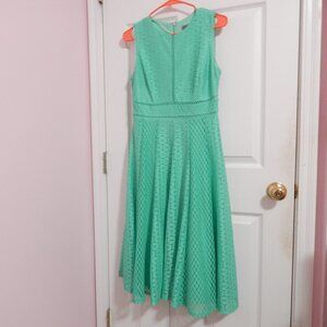 Green Calvin Klein Style Dress